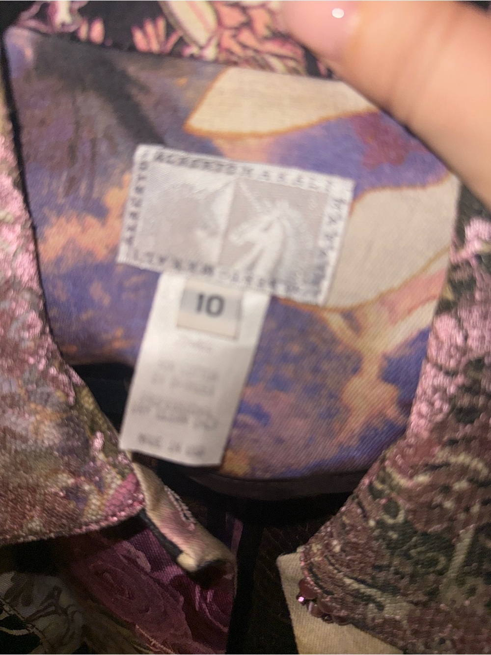Alberto Makali Floral Patchwork Jacket - Pink Multi - Picture 2 of 2